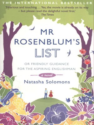 cover image of Mr Rosenblum's list, or, Friendly guidance for the aspiring Englishman